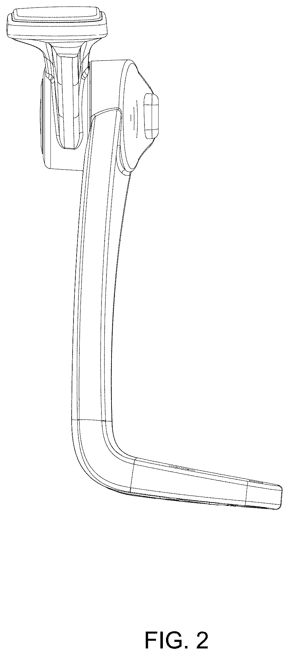 Patent USD1001565 Figure 2 – Armrest
