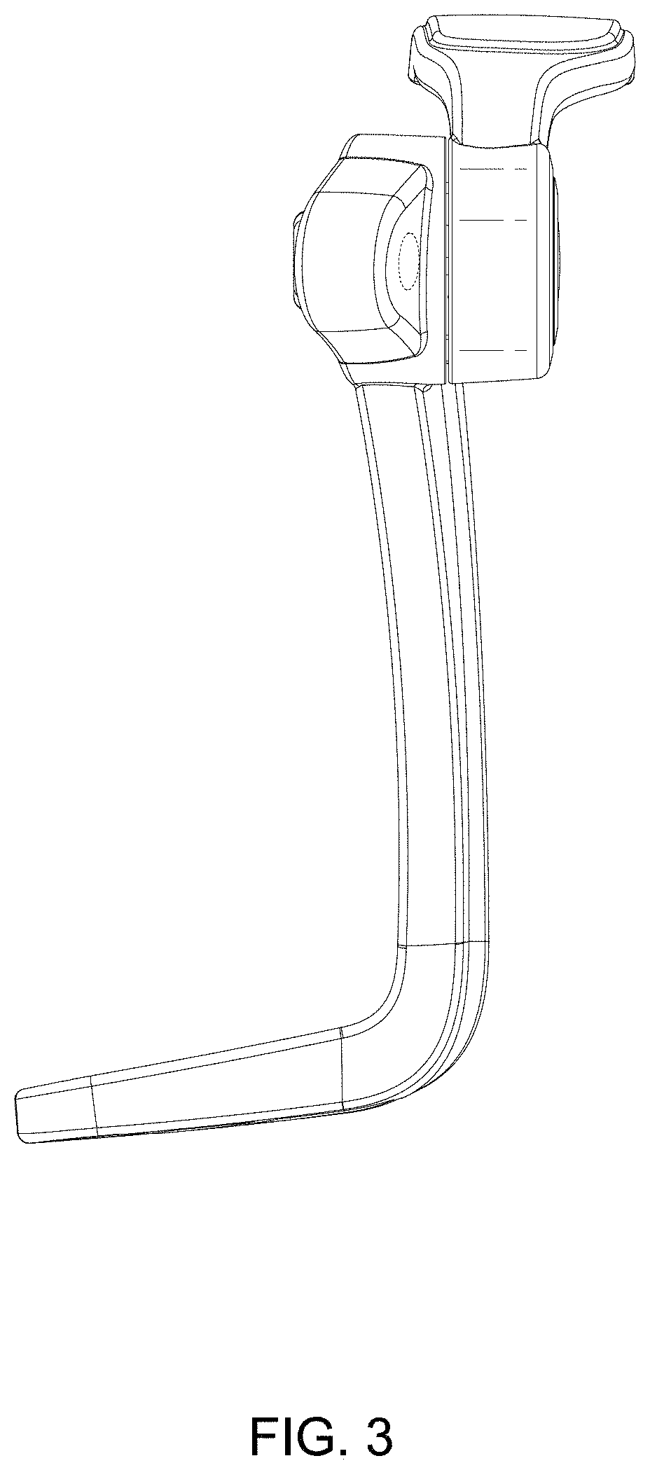 Patent USD1001565 Figure 3 – Armrest