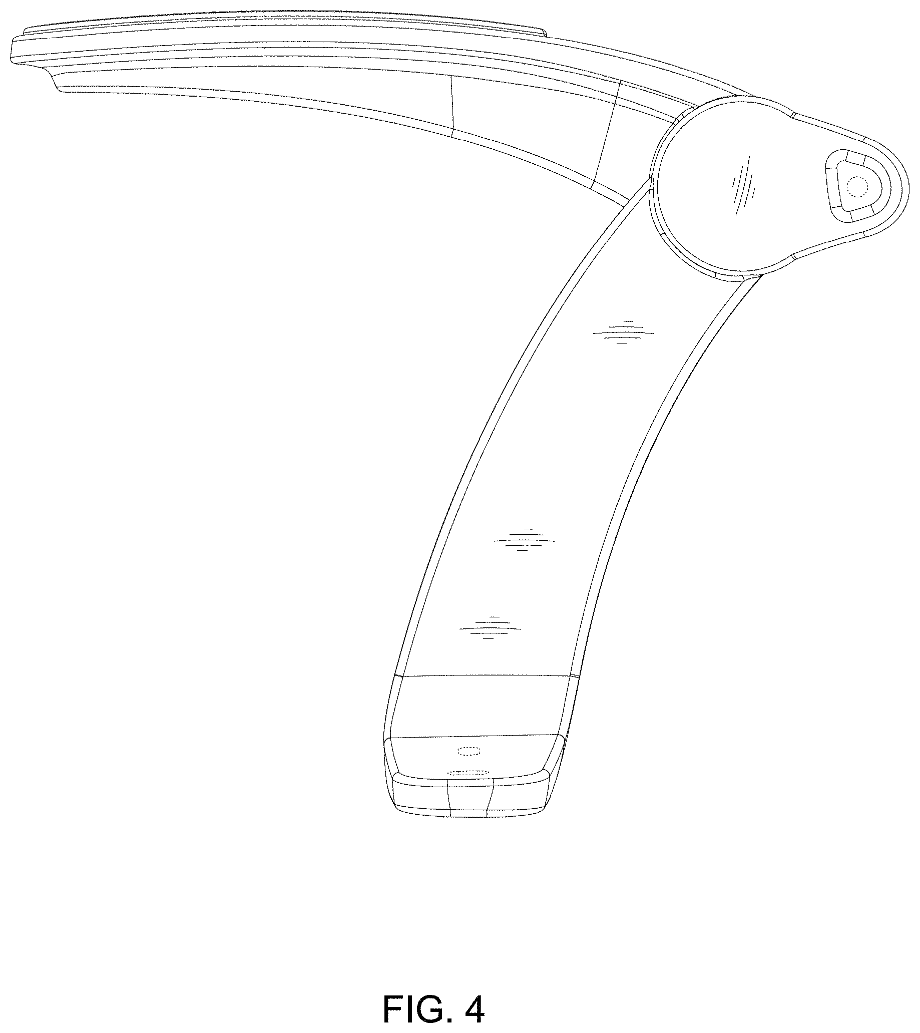 Patent USD1001565 Figure 4 – Armrest