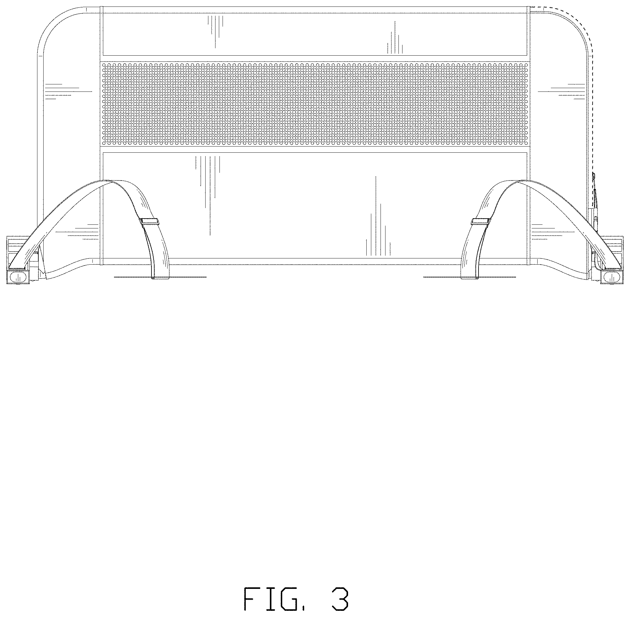 Patent USD1001566 Figure 3 – Bed rail