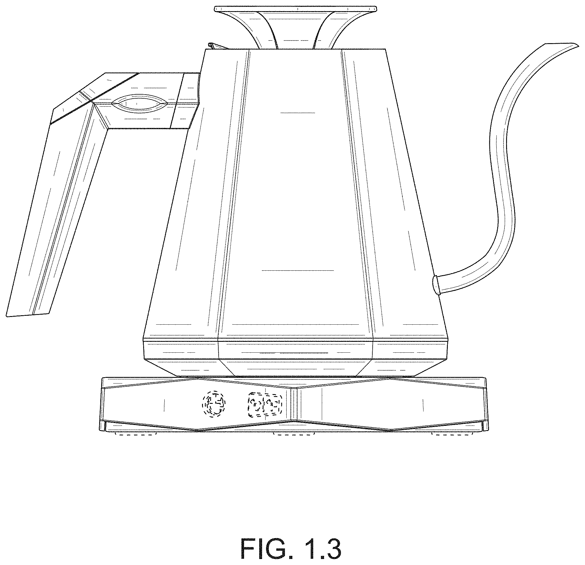 Patent USD1001570 Figure 3 – Electric kettle