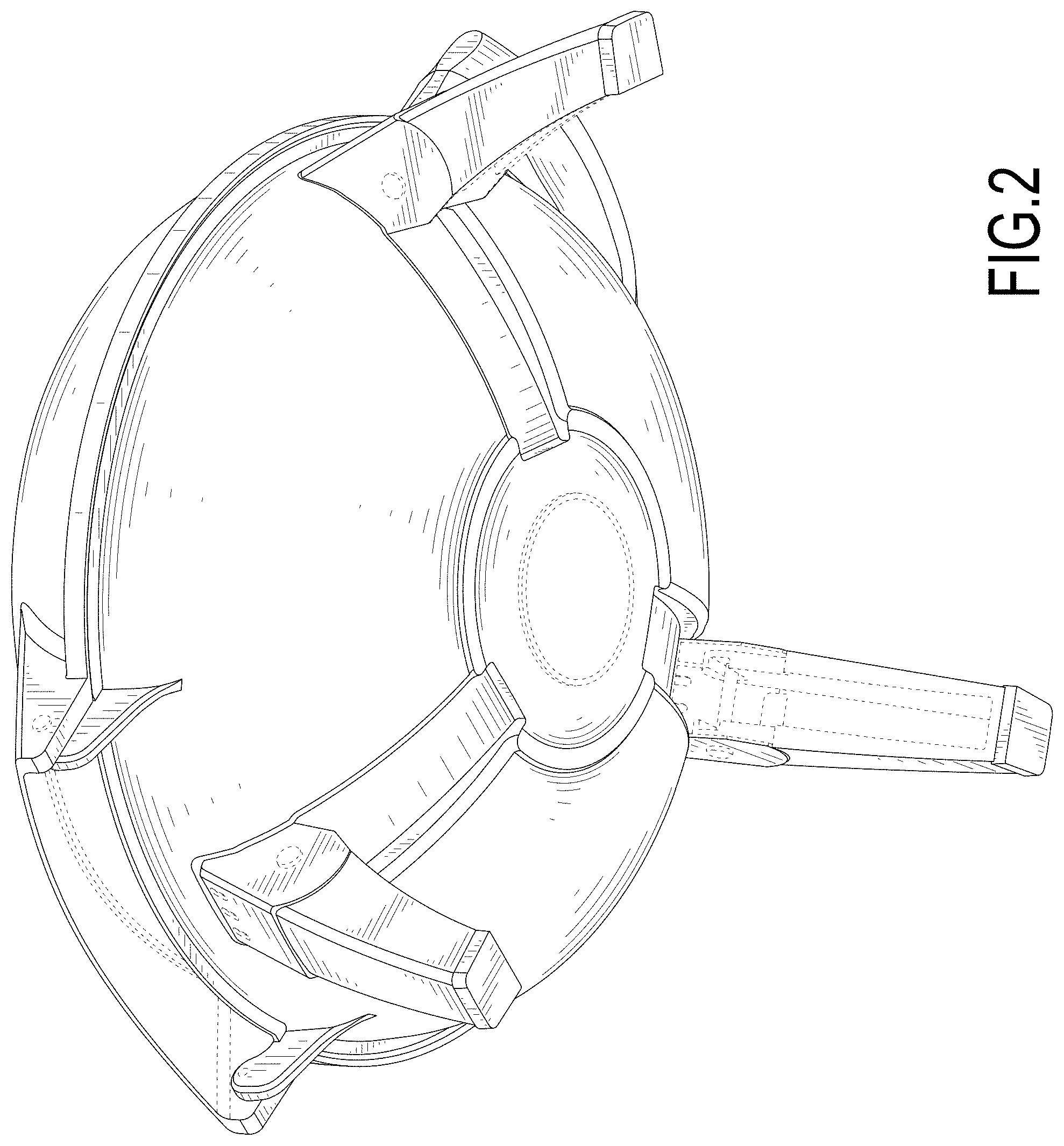 Patent USD1001571 Figure 2 – Barbecue grill