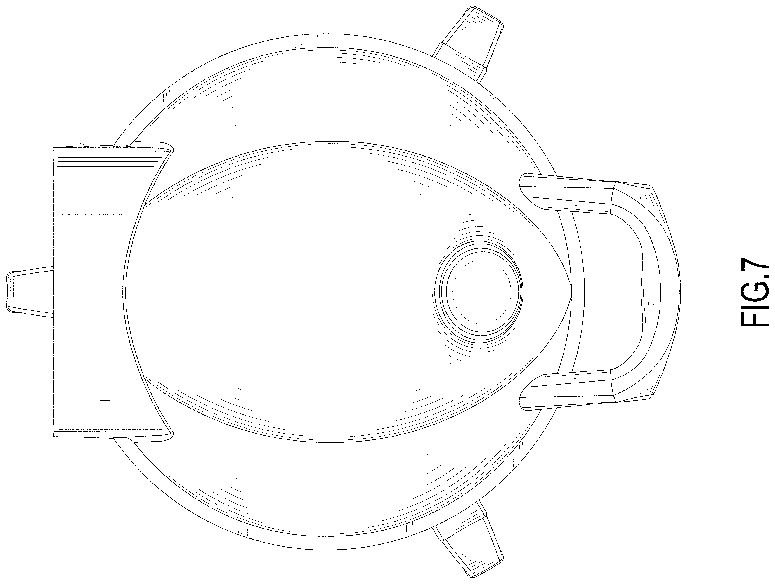 Patent USD1001571 Figure 7 – Barbecue grill