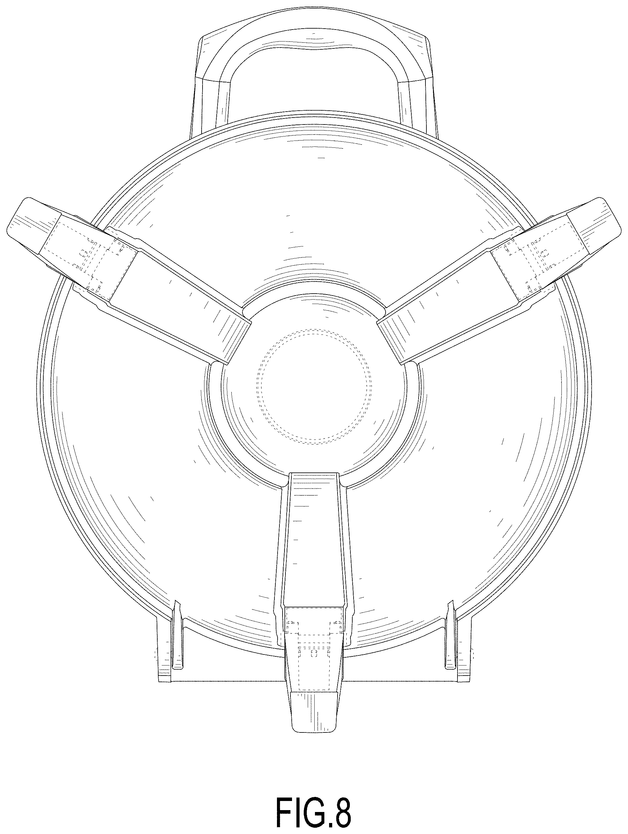 Patent USD1001571 Figure 8 – Barbecue grill