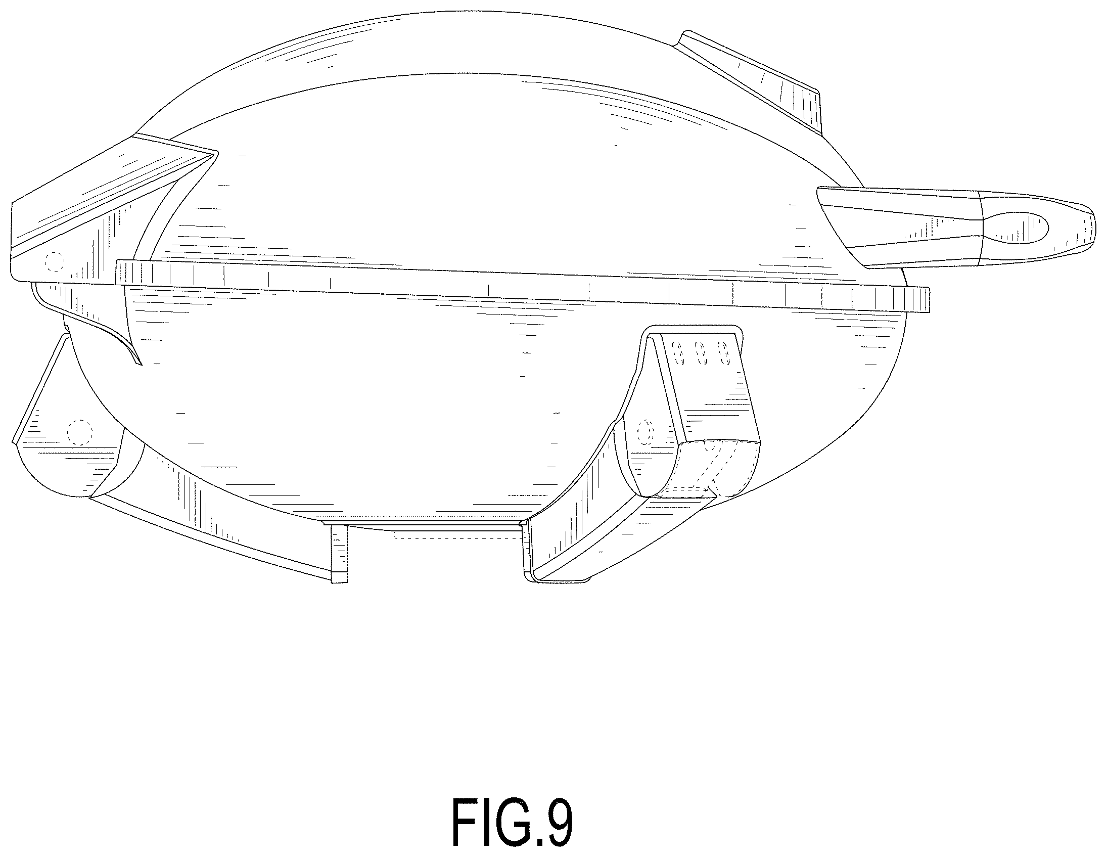 Patent USD1001571 Figure 9 – Barbecue grill