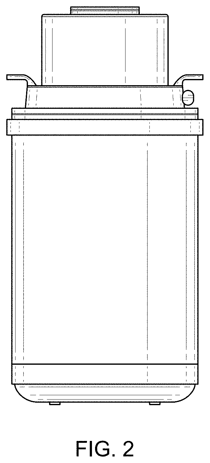 Patent USD1001573 Figure 2 – Food processor