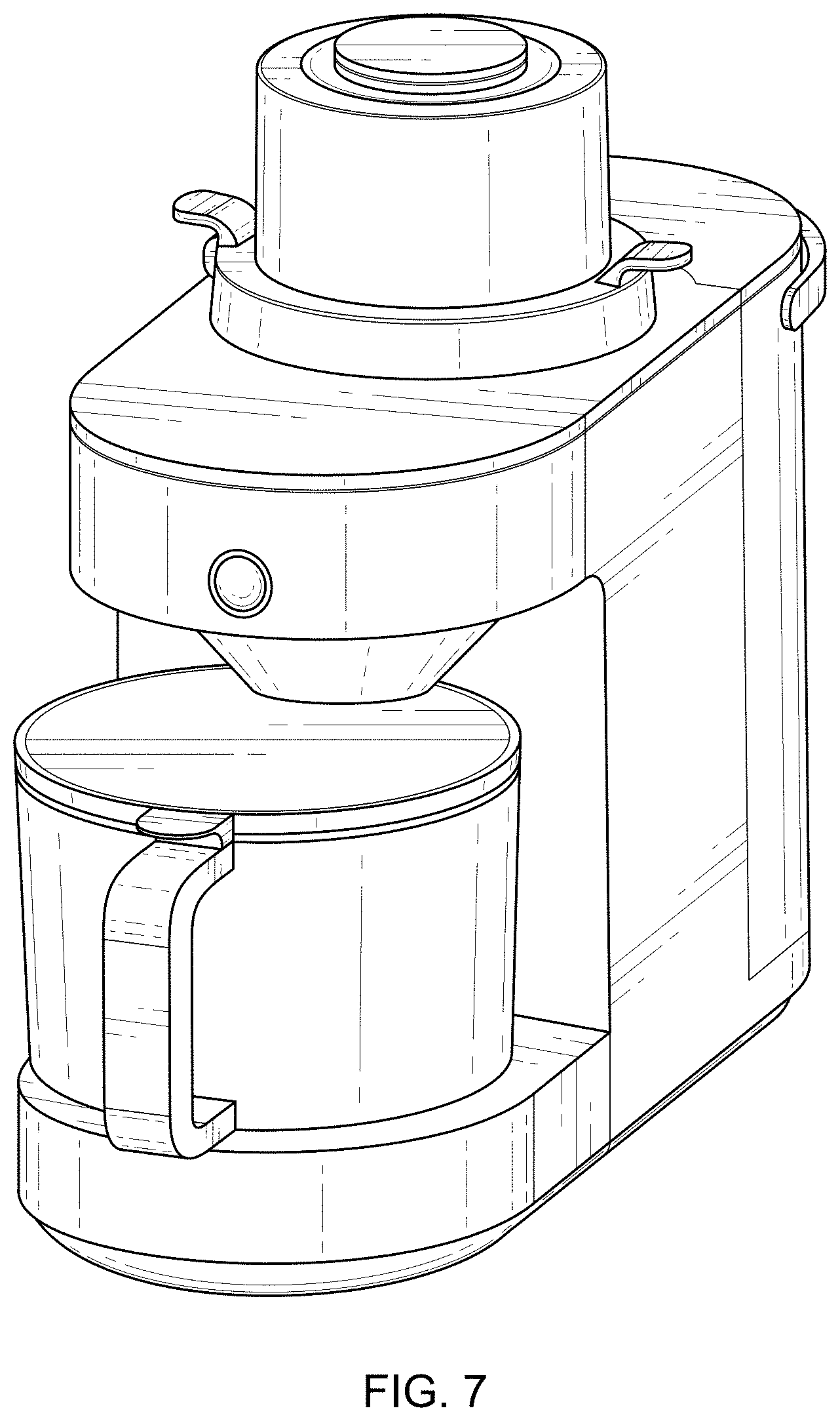 Patent USD1001573 Figure 7 – Food processor