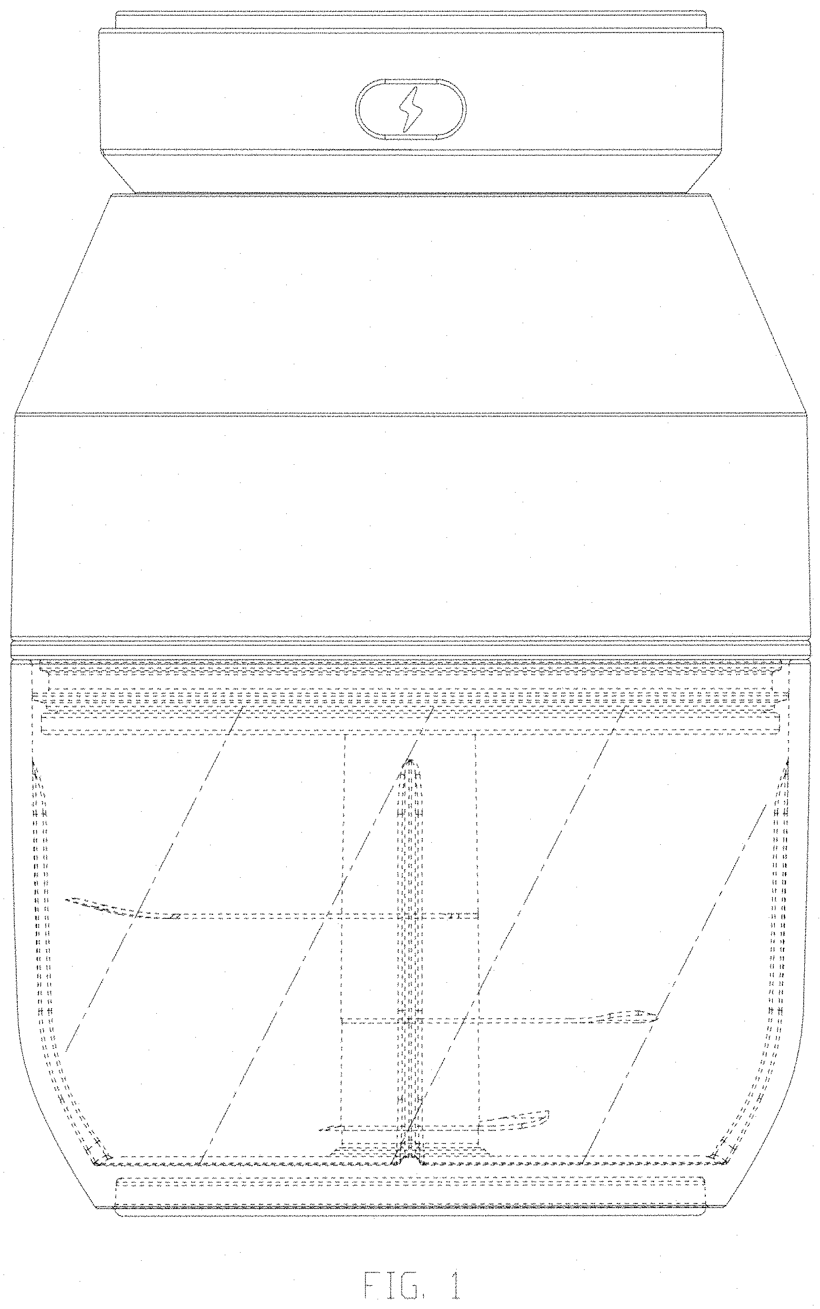 Patent USD1001574 Figure 1 – Electronic food processor