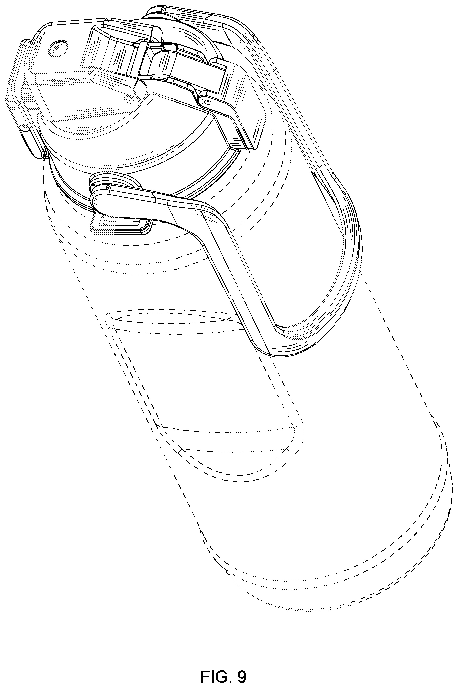 Patent USD1001576 Figure 9 – Cup lid