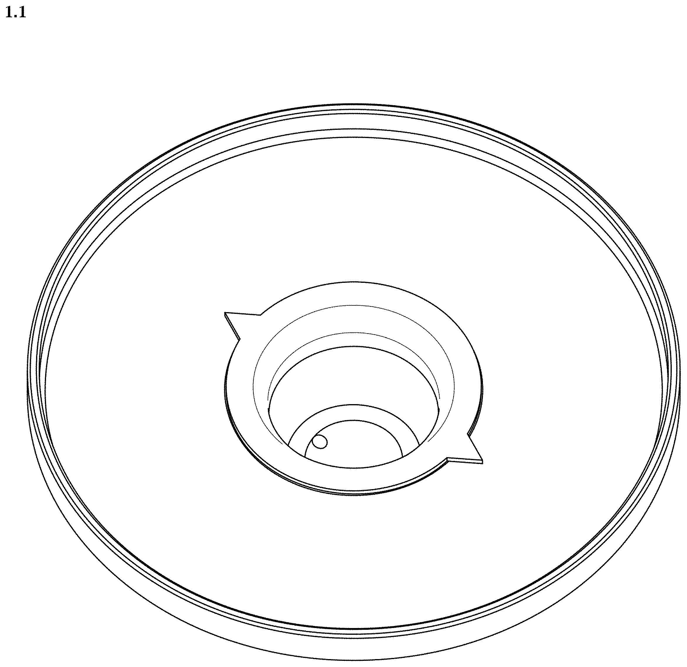 Patent USD1001577 Figure 1 – Coffee dripper holder