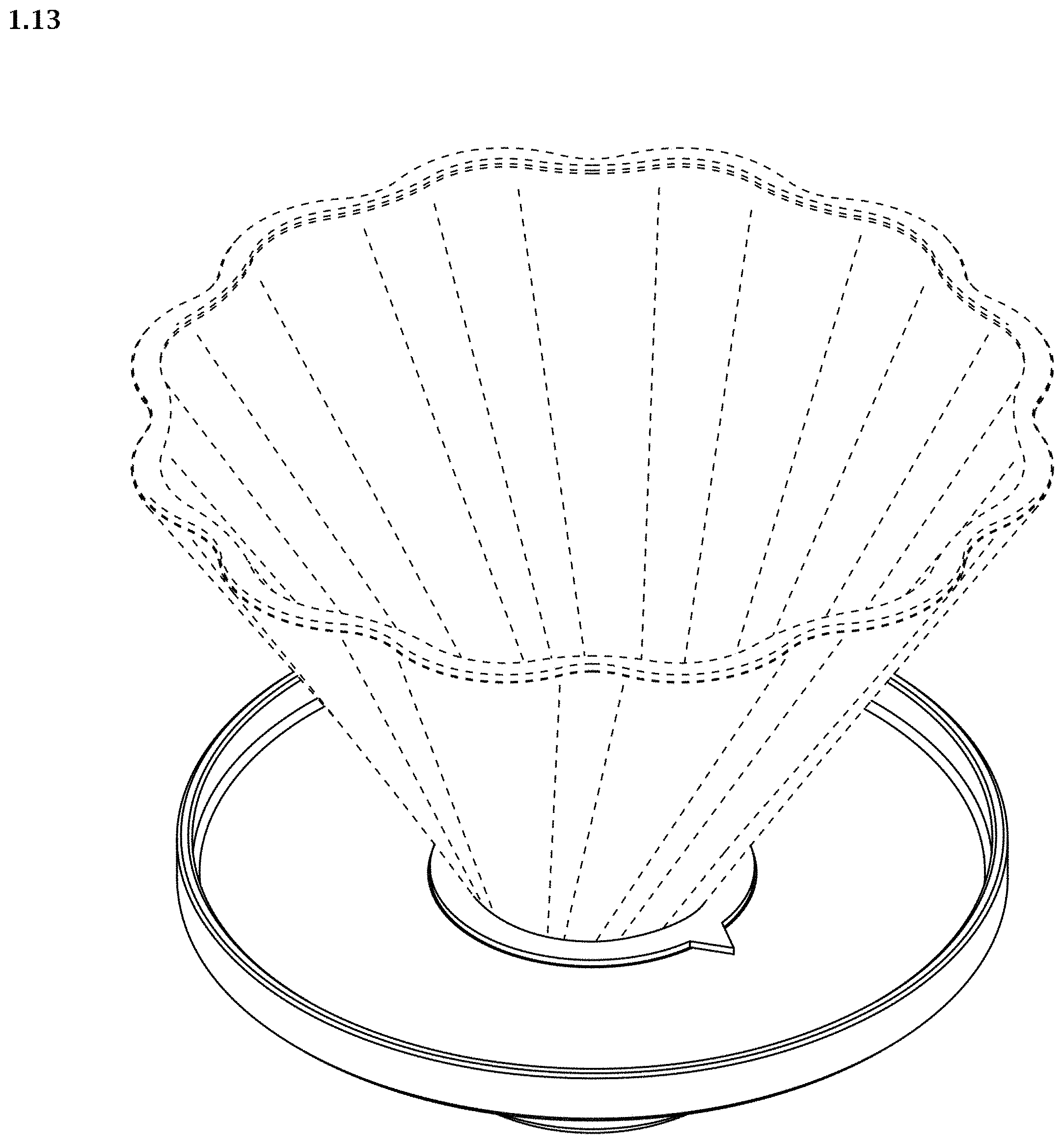 Patent USD1001577 Figure 13 – Coffee dripper holder