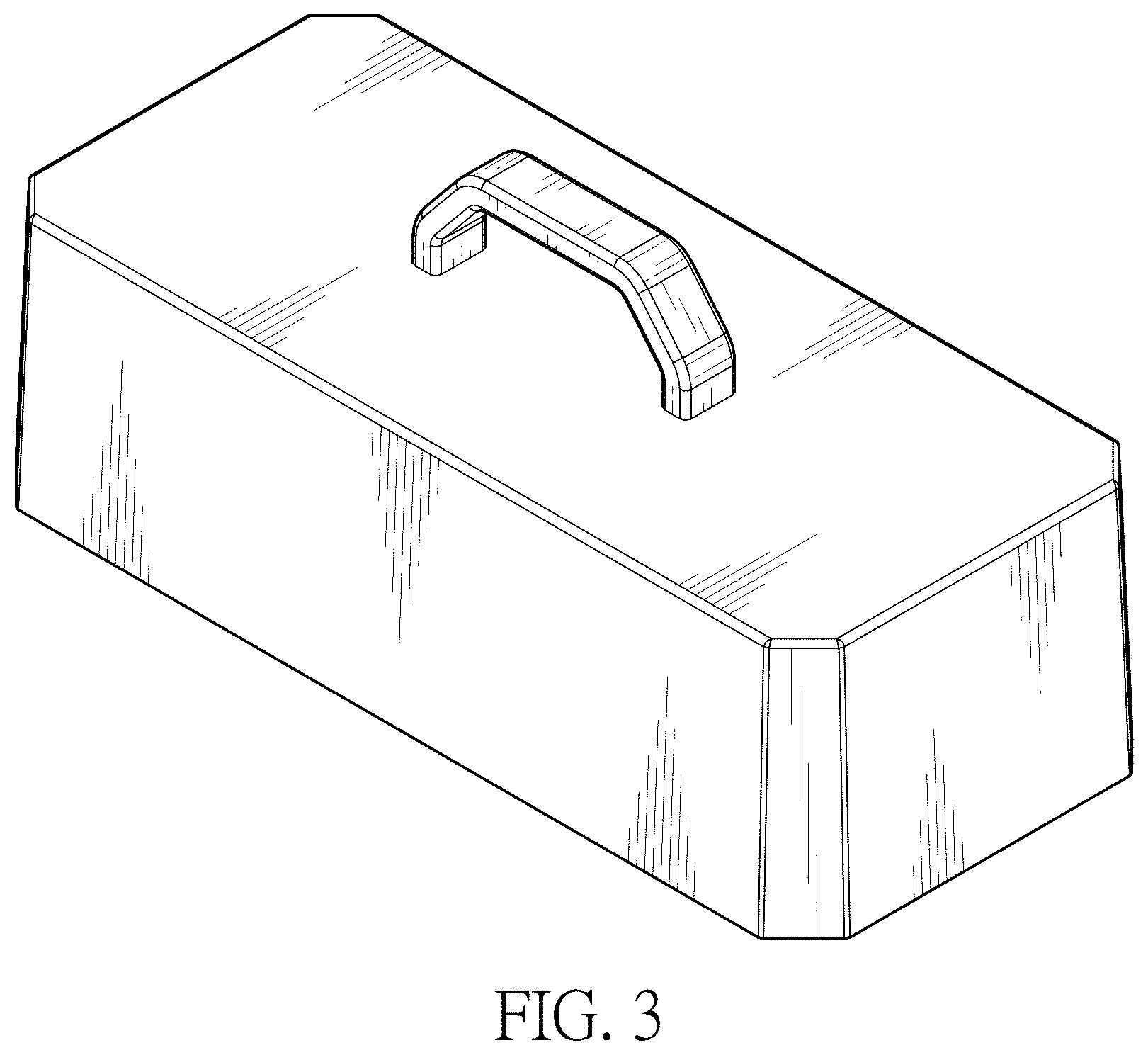 Patent USD1001579 Figure 3 – Butter dish and cover assembly