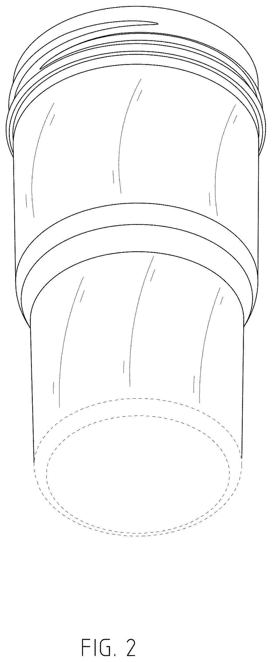Patent USD1001580 Figure 2 – Glass