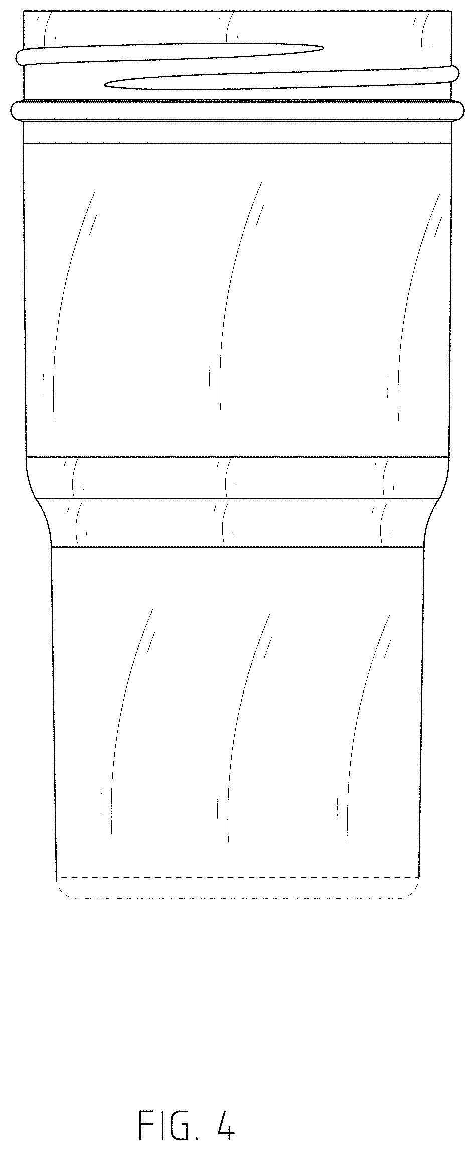 Patent USD1001580 Figure 4 – Glass