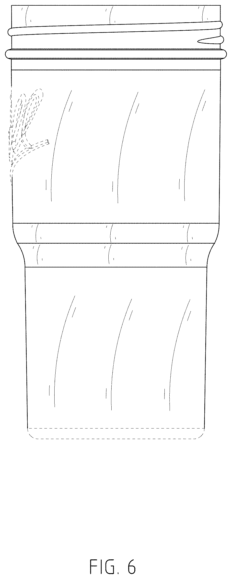 Patent USD1001580 Figure 6 – Glass