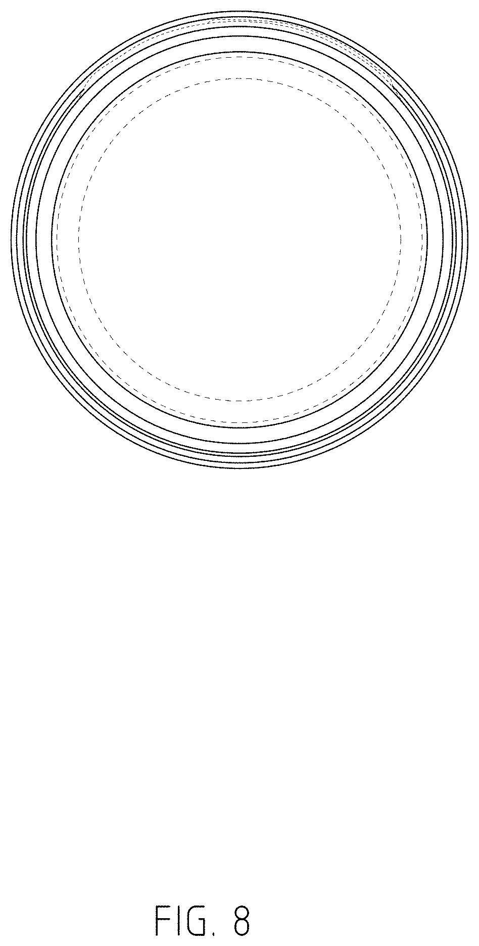 Patent USD1001580 Figure 8 – Glass