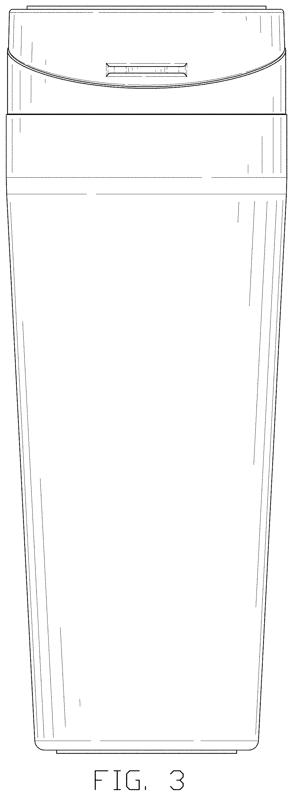 Patent USD1001581 Figure 3 – Juice cup