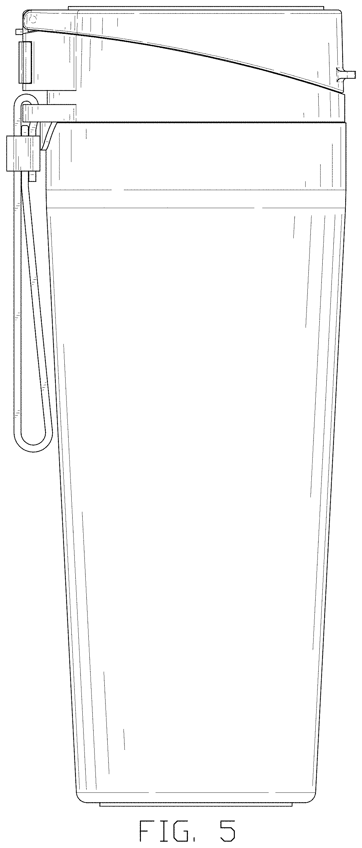 Patent USD1001581 Figure 5 – Juice cup