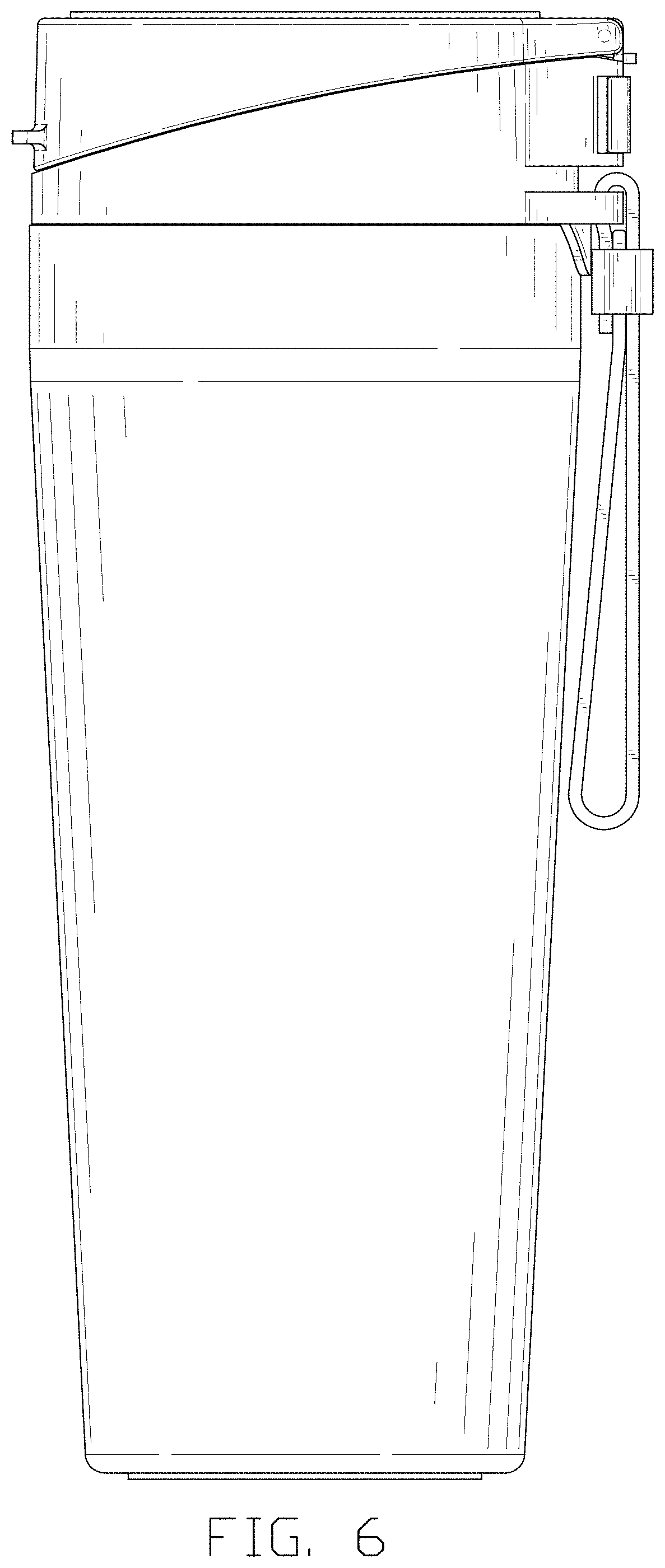 Patent USD1001581 Figure 6 – Juice cup