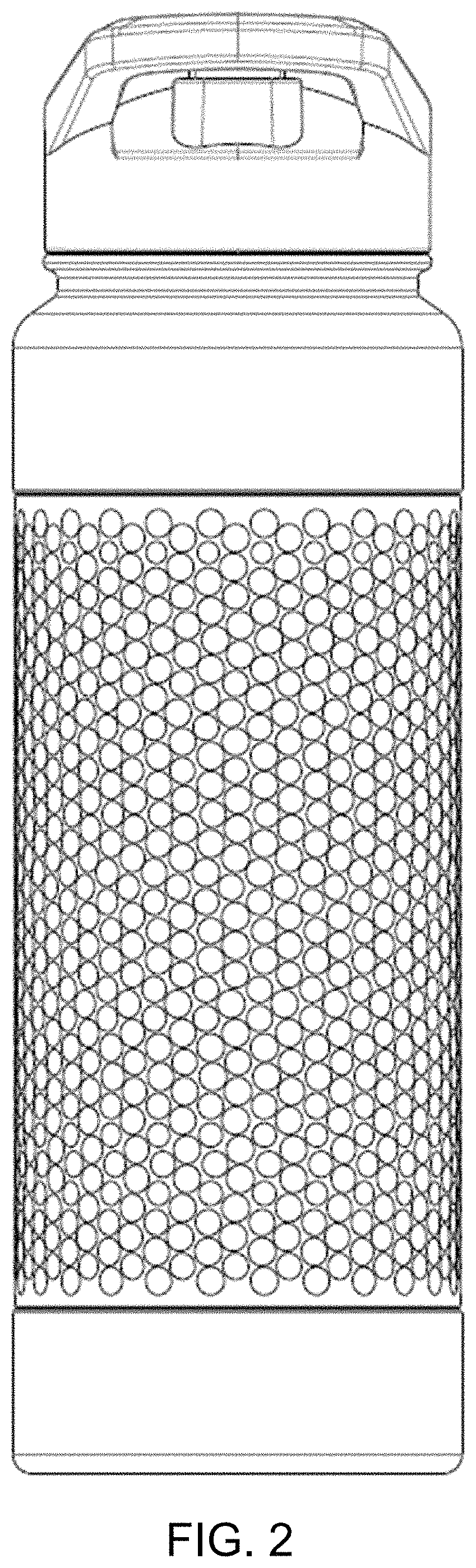 Patent USD1001582 Figure 2 – Golf-themed beverage container