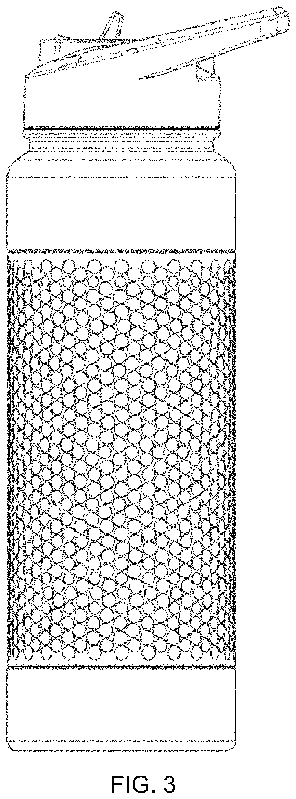 Patent USD1001582 Figure 3 – Golf-themed beverage container