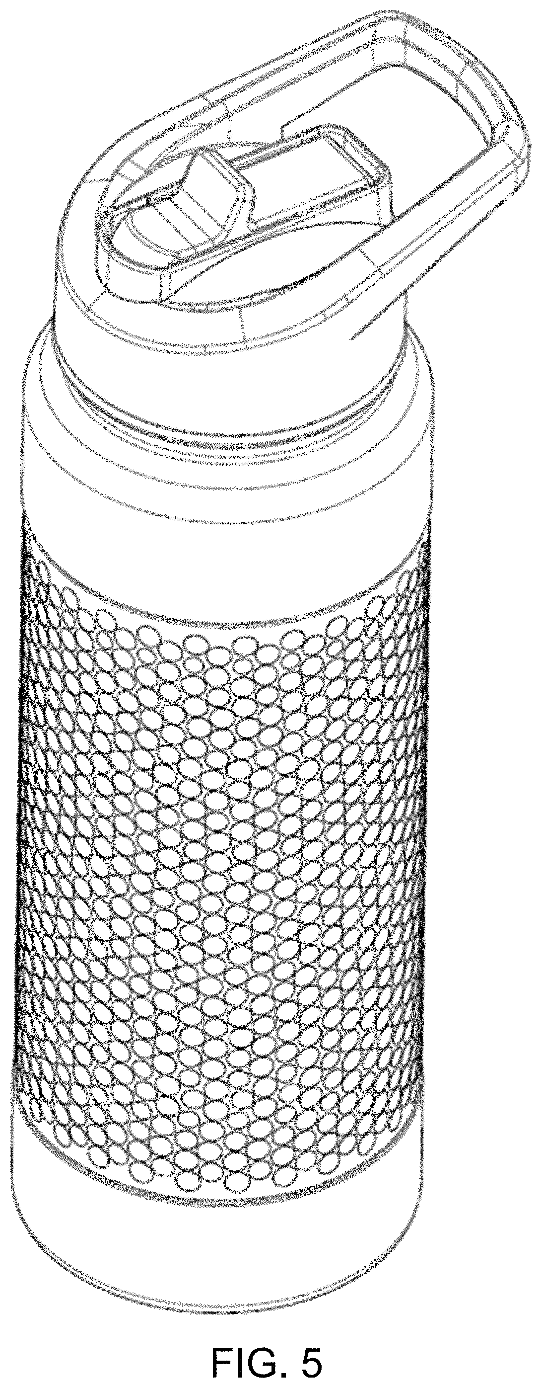 Patent USD1001582 Figure 5 – Golf-themed beverage container