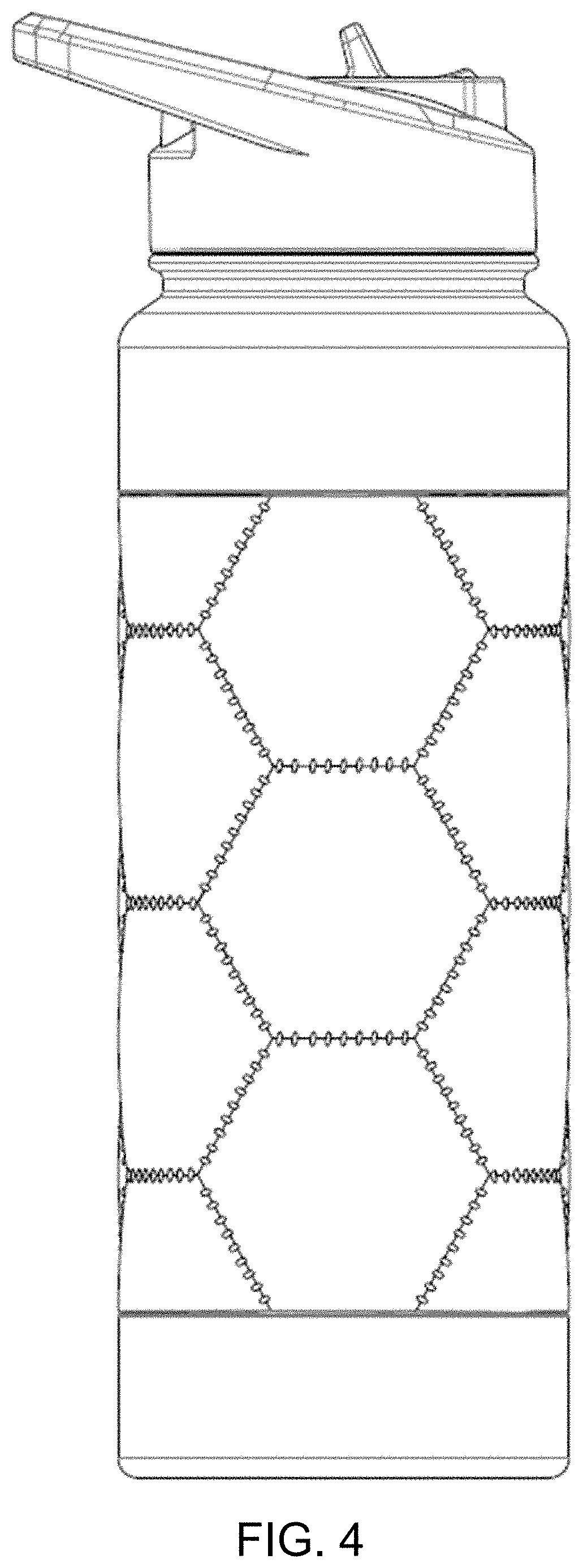 Patent USD1001583 Figure 4 – Soccer-themed beverage container