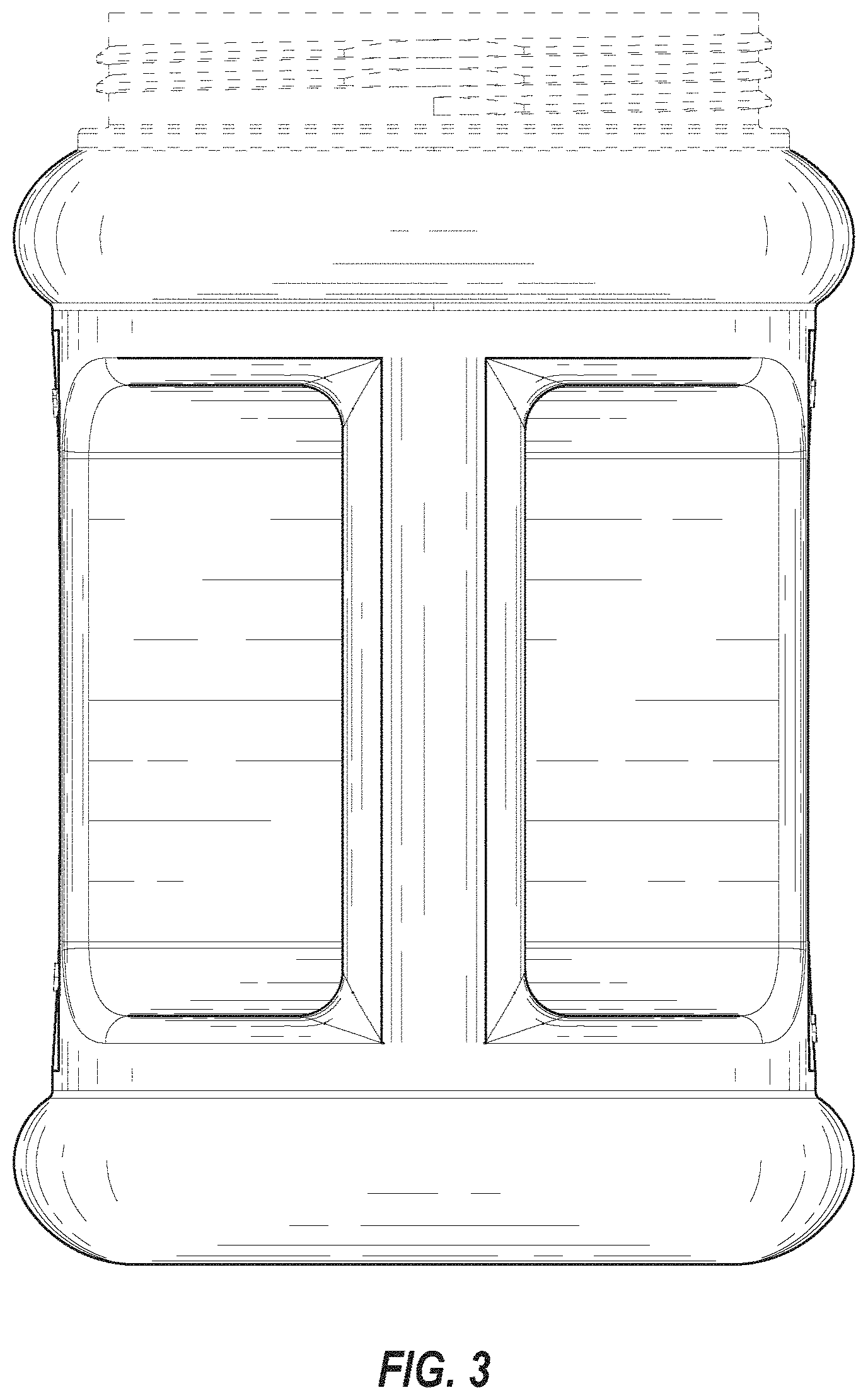 Patent USD1001584 Figure 3 – Container