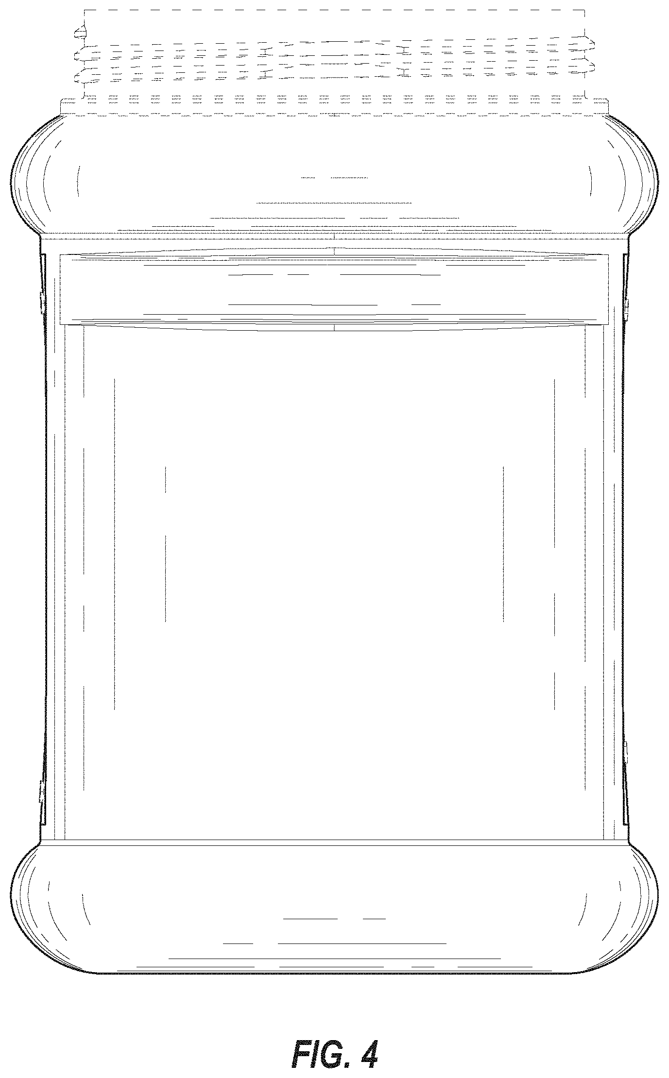 Patent USD1001584 Figure 4 – Container