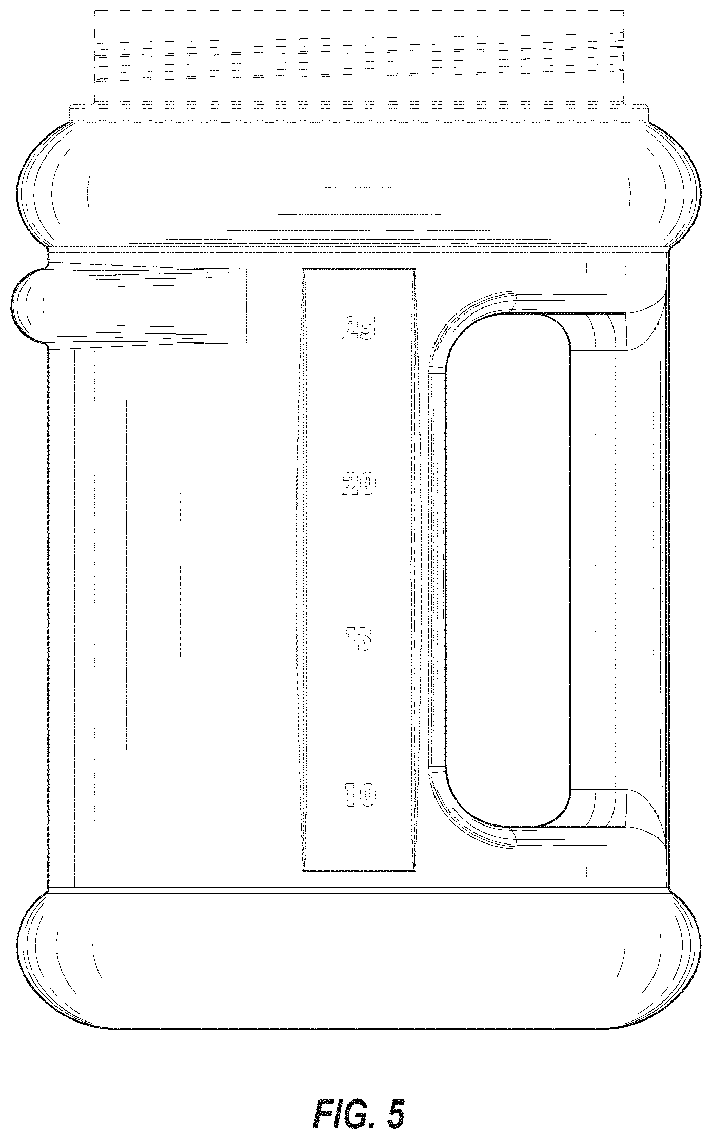 Patent USD1001584 Figure 5 – Container