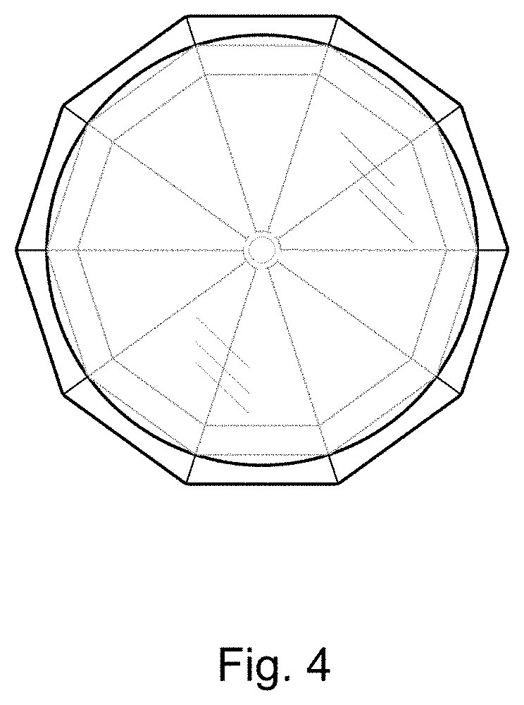 Patent USD1001585 Figure 4 – Beverage glass