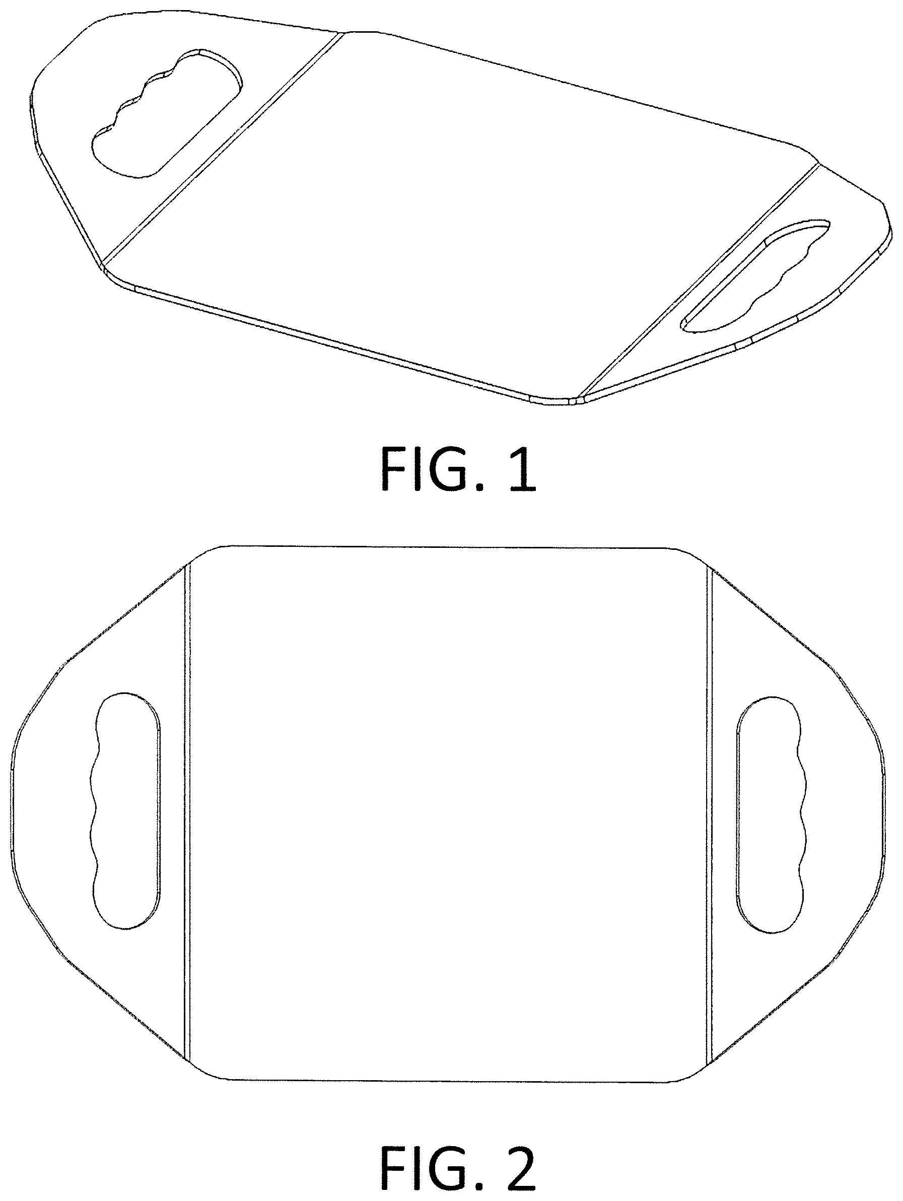 Patent USD1001586 Figure 1 – Remote control deck