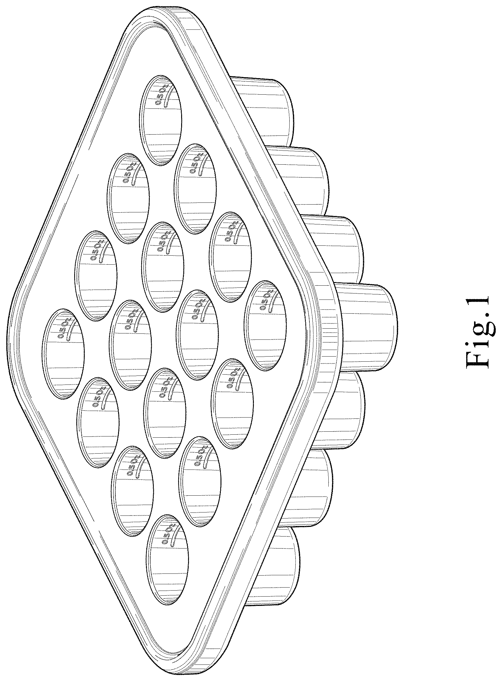 Patent USD1001587 Figure 1 – Tray