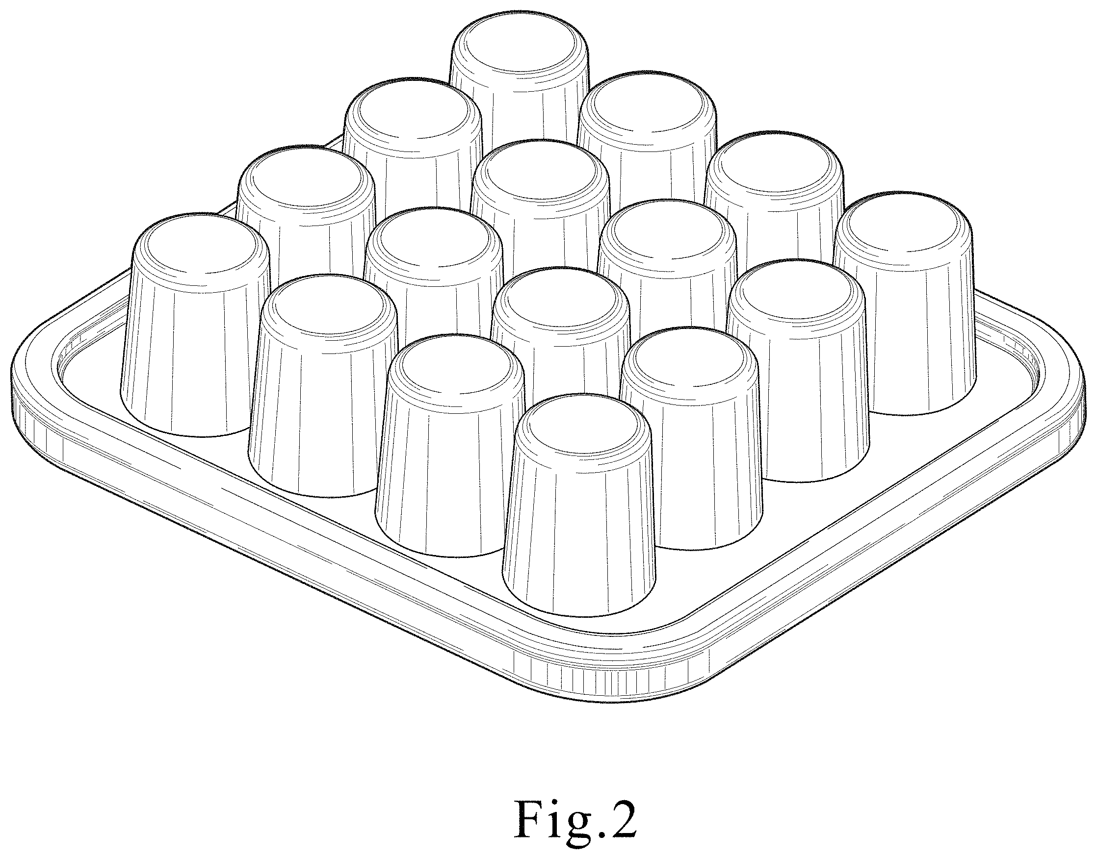 Patent USD1001587 Figure 2 – Tray
