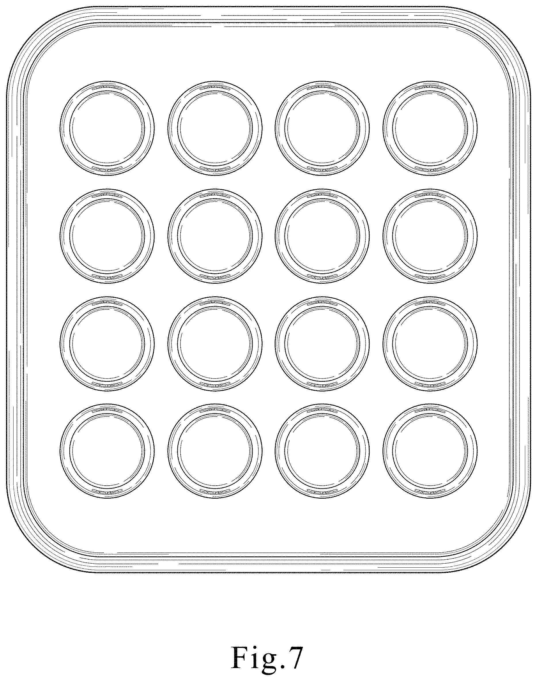 Patent USD1001587 Figure 7 – Tray