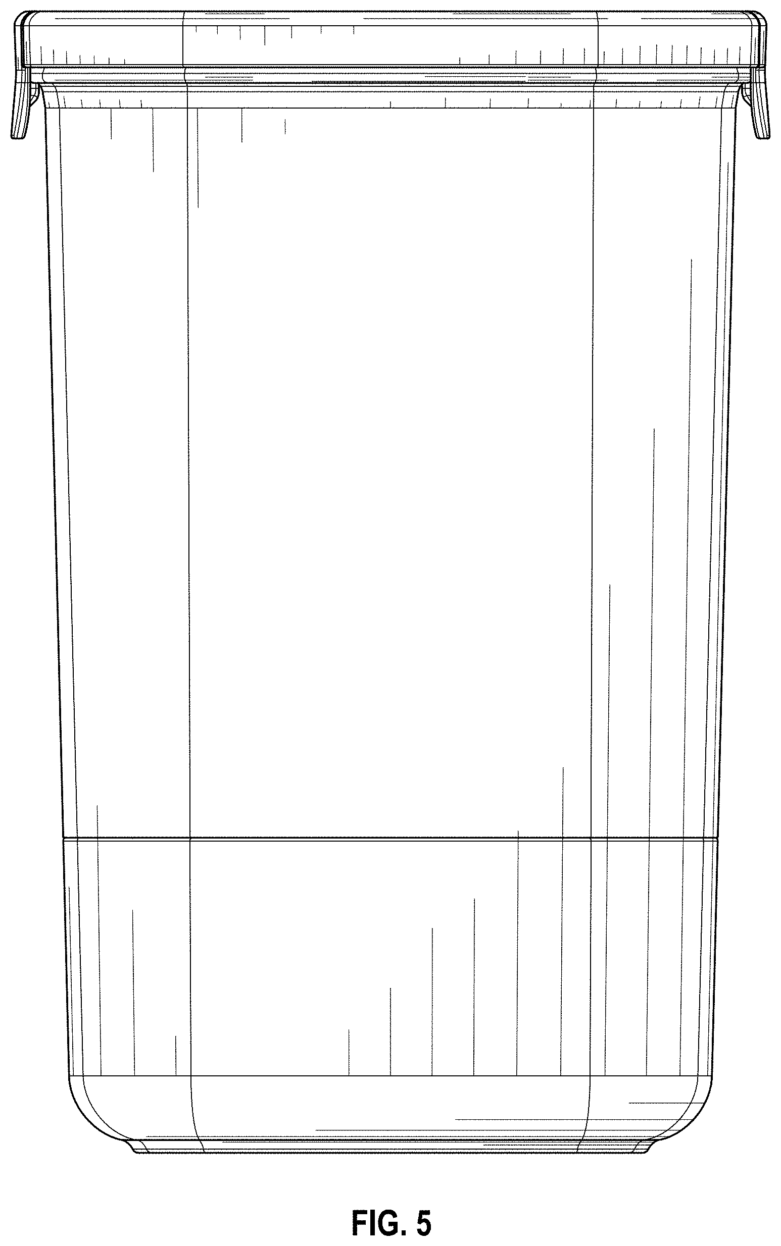 Patent USD1001590 Figure 5 – Sealable canister