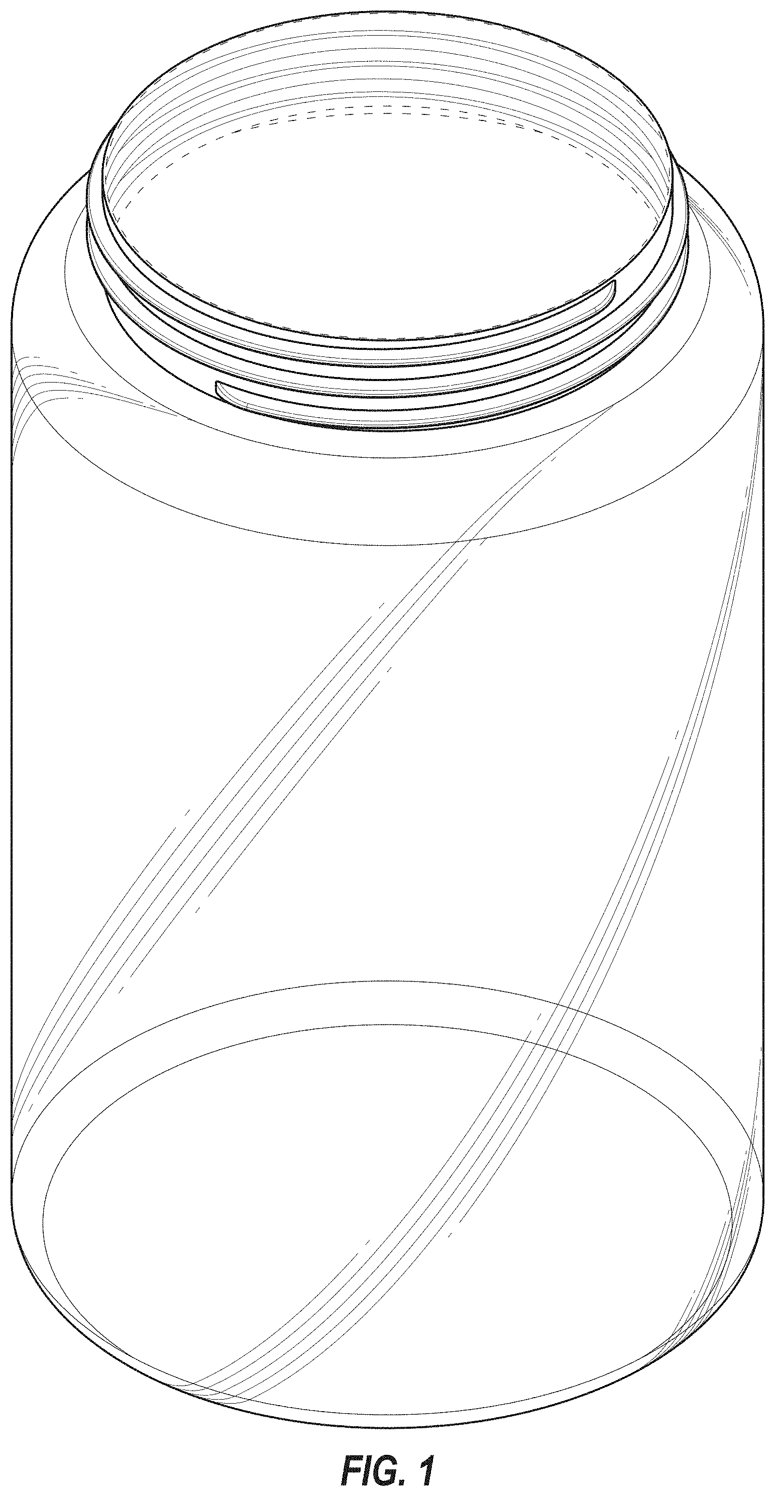 Patent USD1001592 Figure 1 – Container