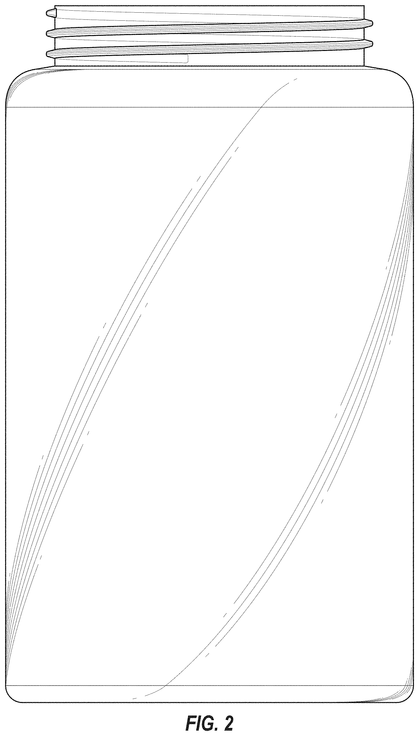 Patent USD1001592 Figure 2 – Container