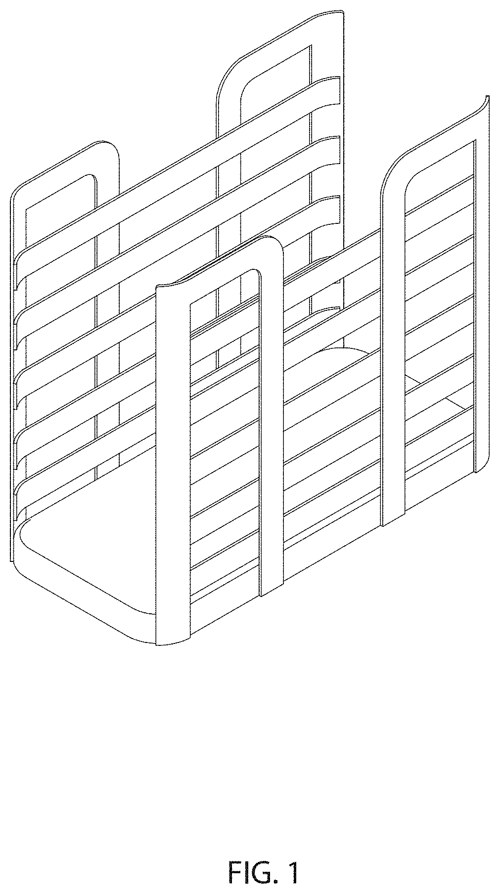 Patent USD1001594 Figure 1 – Napkin holder