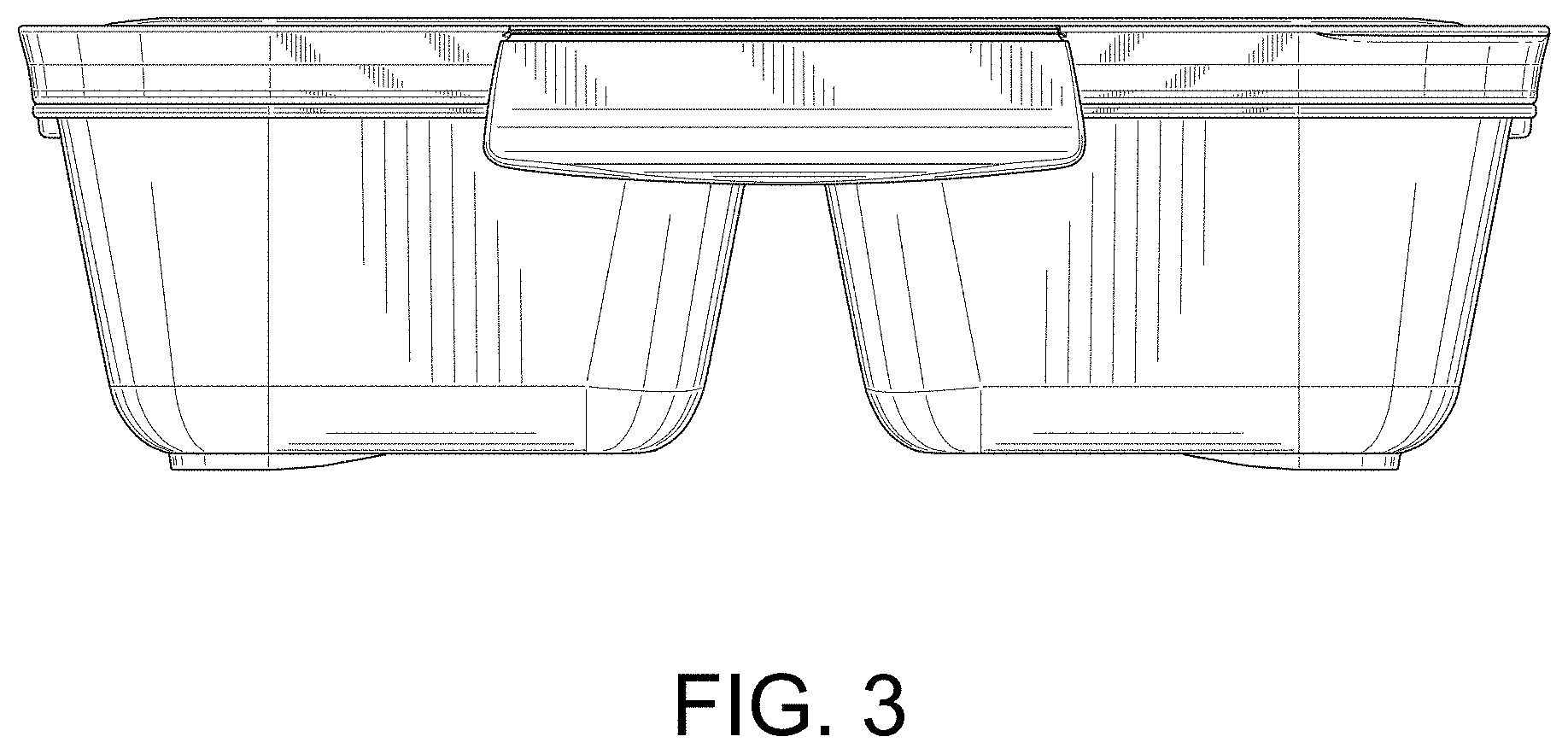 Patent USD1001597 Figure 3 – Lidded container