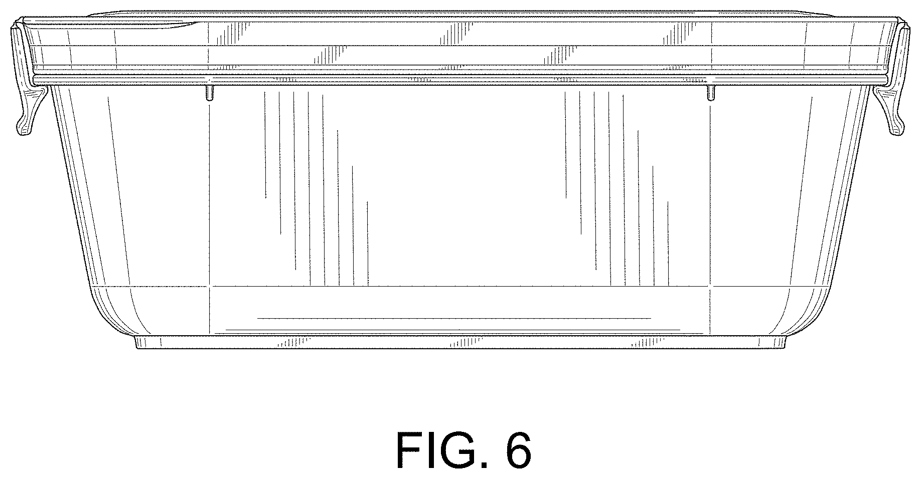 Patent USD1001597 Figure 6 – Lidded container