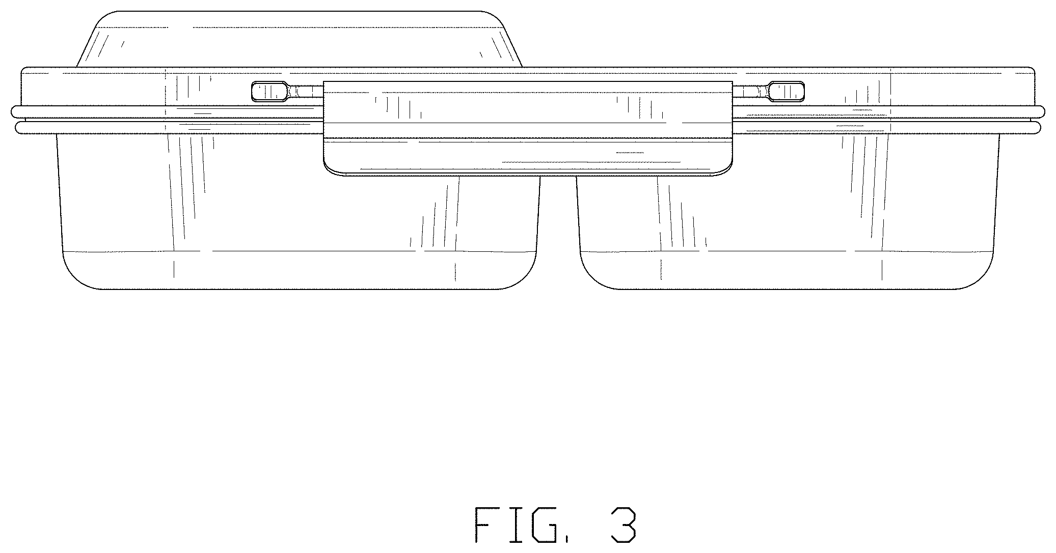 Patent USD1001598 Figure 3 – Lunch box