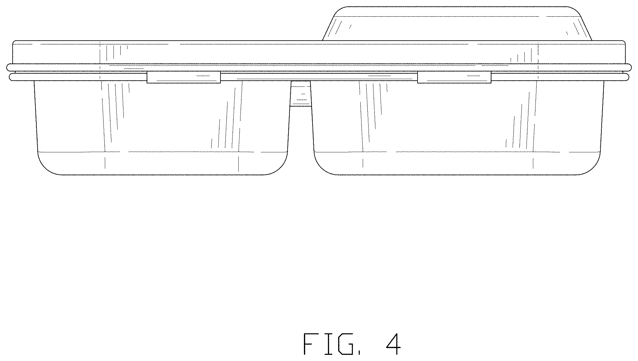Patent USD1001598 Figure 4 – Lunch box