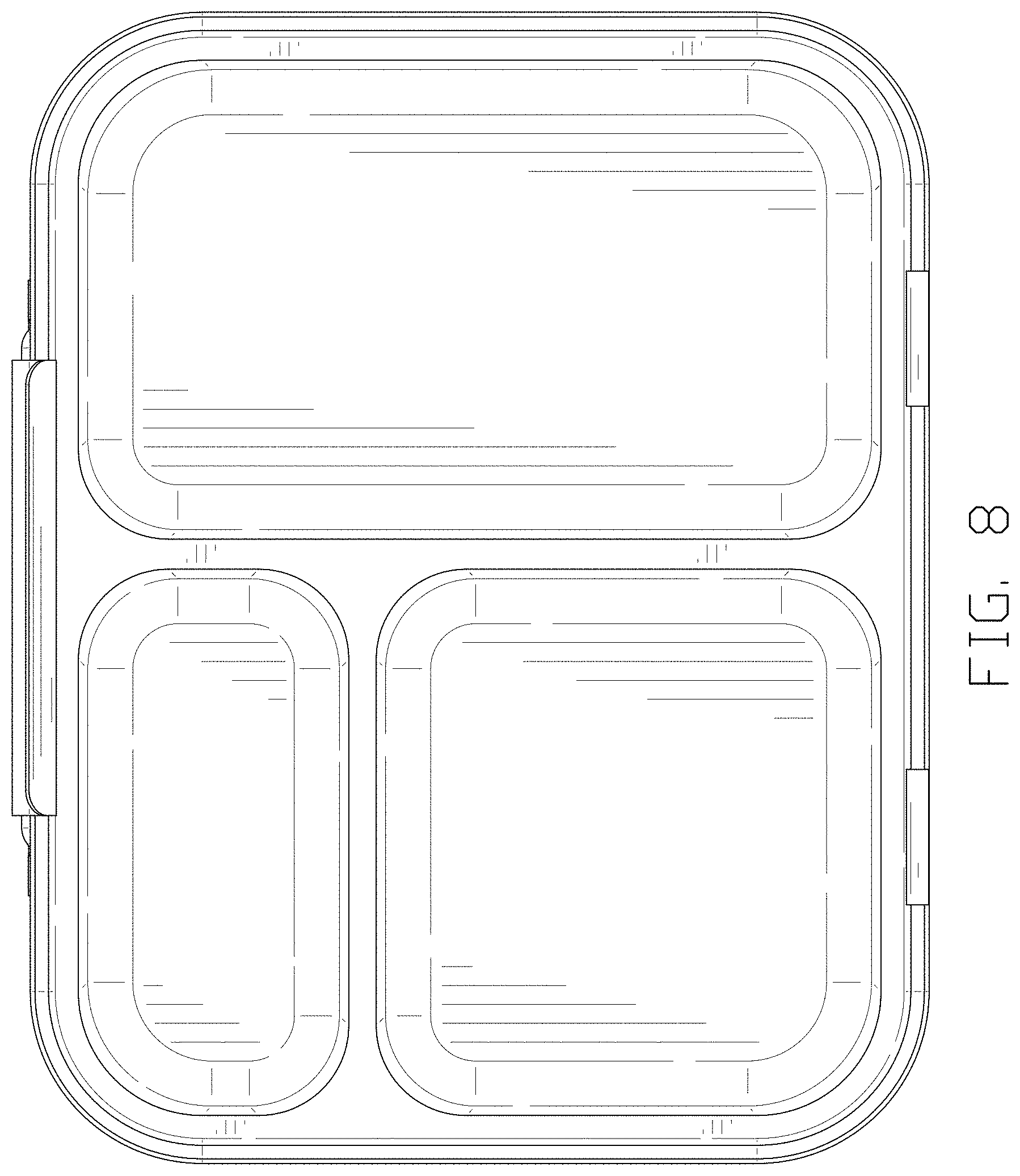 Patent USD1001598 Figure 8 – Lunch box