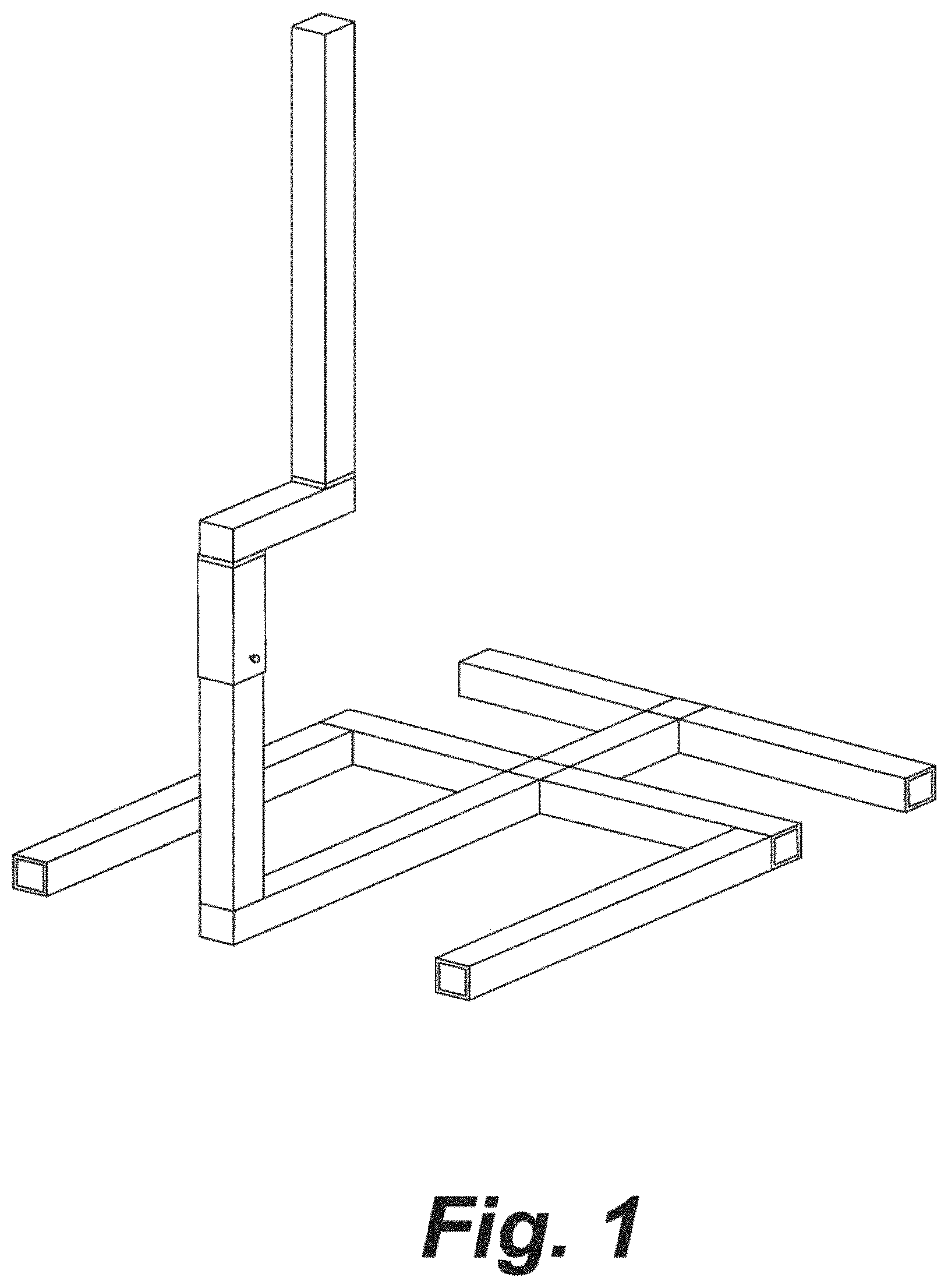 Patent USD1001599 Figure 1 – Tree and plant staking bar