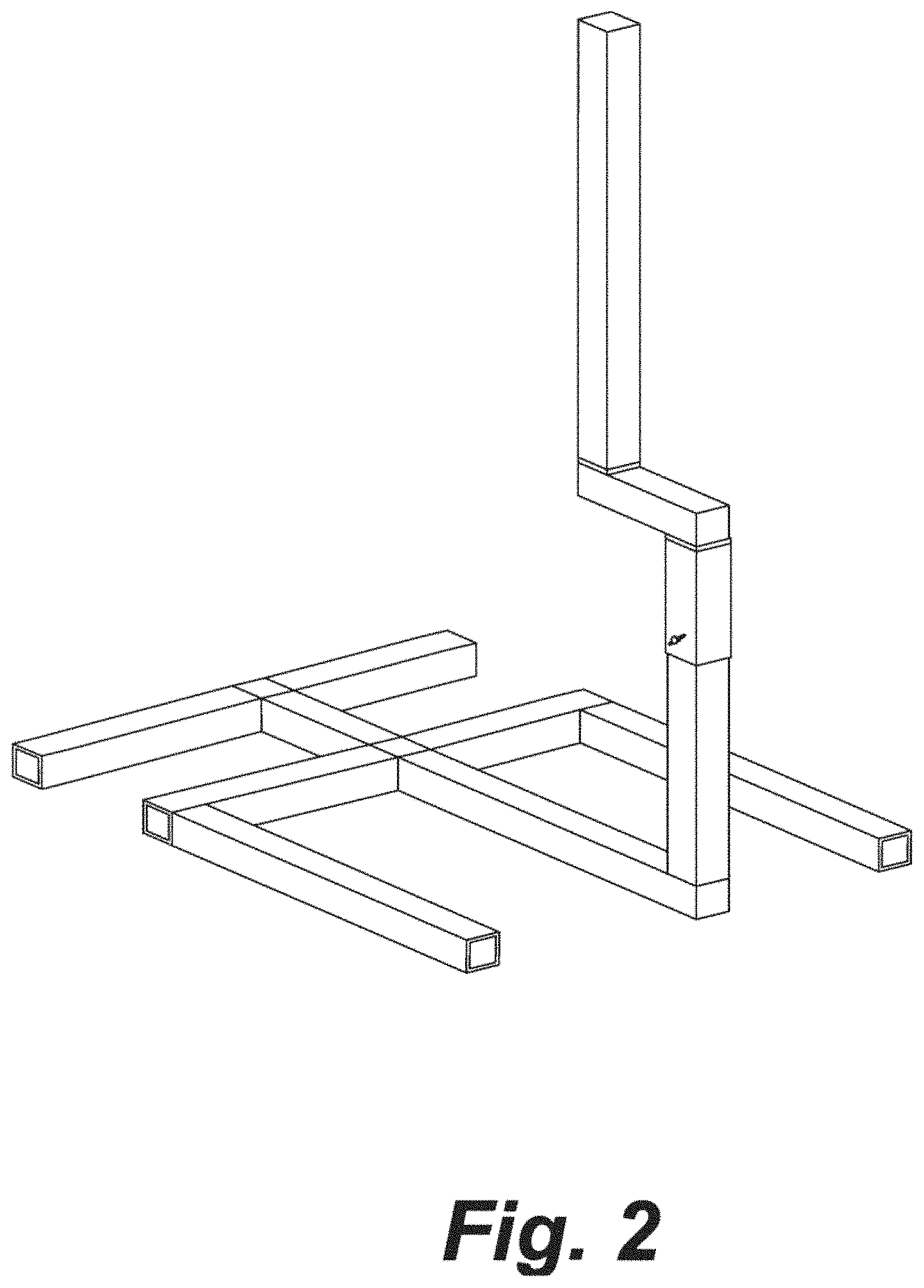 Patent USD1001599 Figure 2 – Tree and plant staking bar