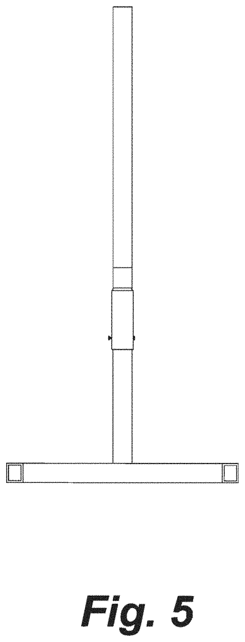 Patent USD1001599 Figure 4 – Tree and plant staking bar