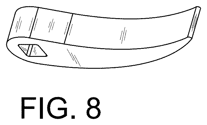 Patent USD1001602 Figure 8 – Curved pocket wedge
