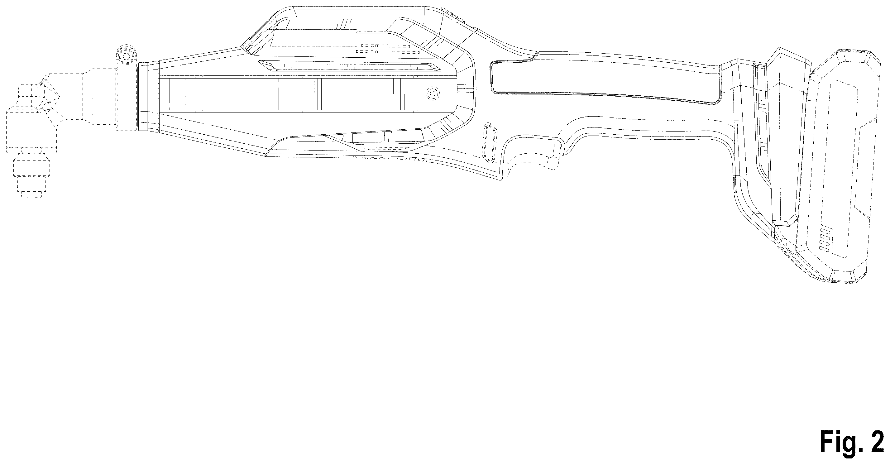 Patent USD1001606 Figure 2 – Power tool