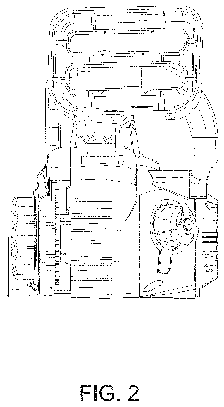 Patent USD1001607 Figure 2 – Chainsaw